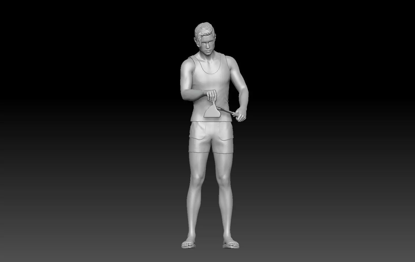 BBQ MAN 2 3D print model_0