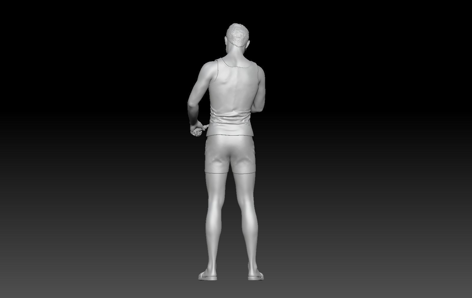 BBQ MAN 2 3D print model_4