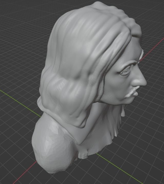 Pierre de Fermat 3D print model_15
