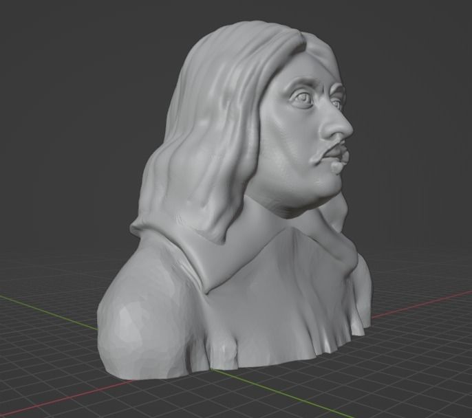 Pierre de Fermat 3D print model_13