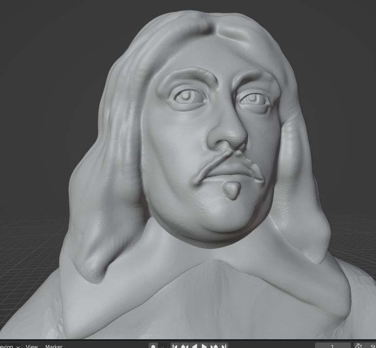 Pierre de Fermat 3D print model_4