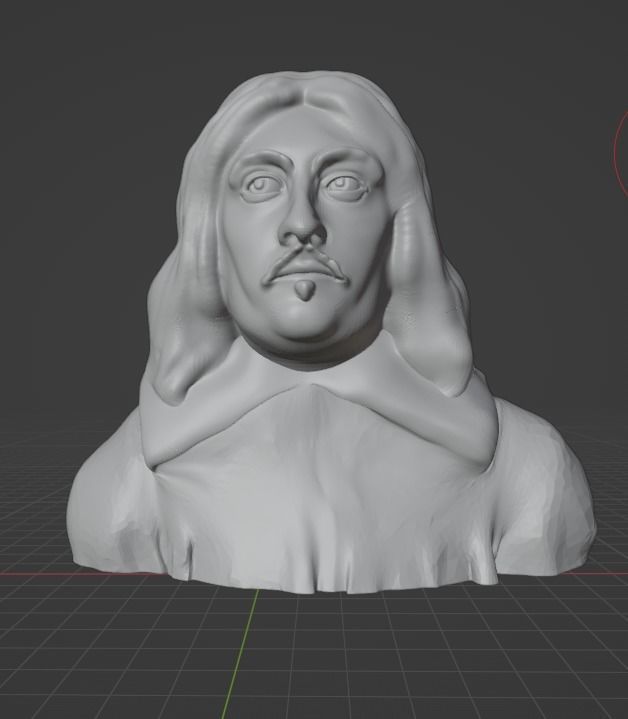 Pierre de Fermat 3D print model_11