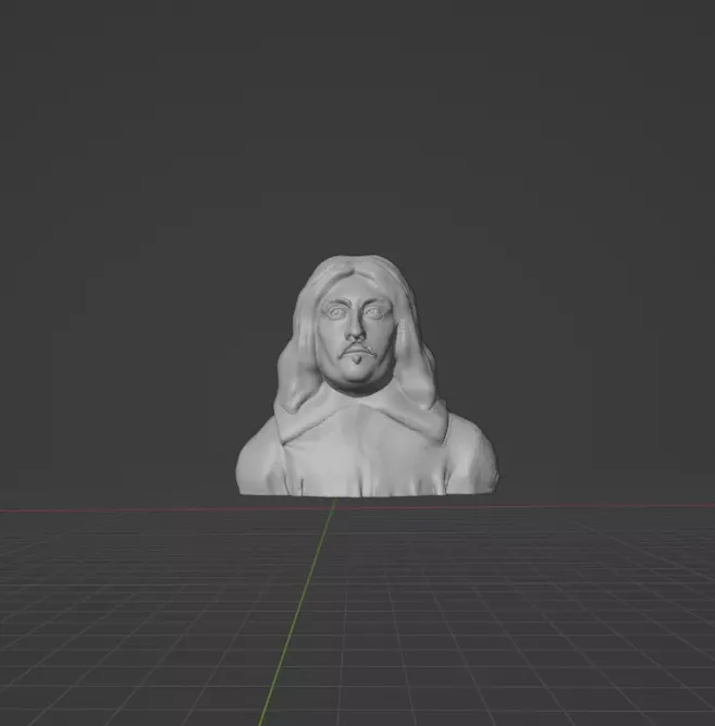 Pierre de Fermat 3D print model_0