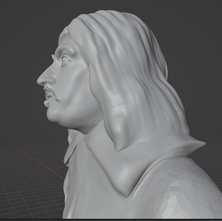 Pierre de Fermat 3D print model_6