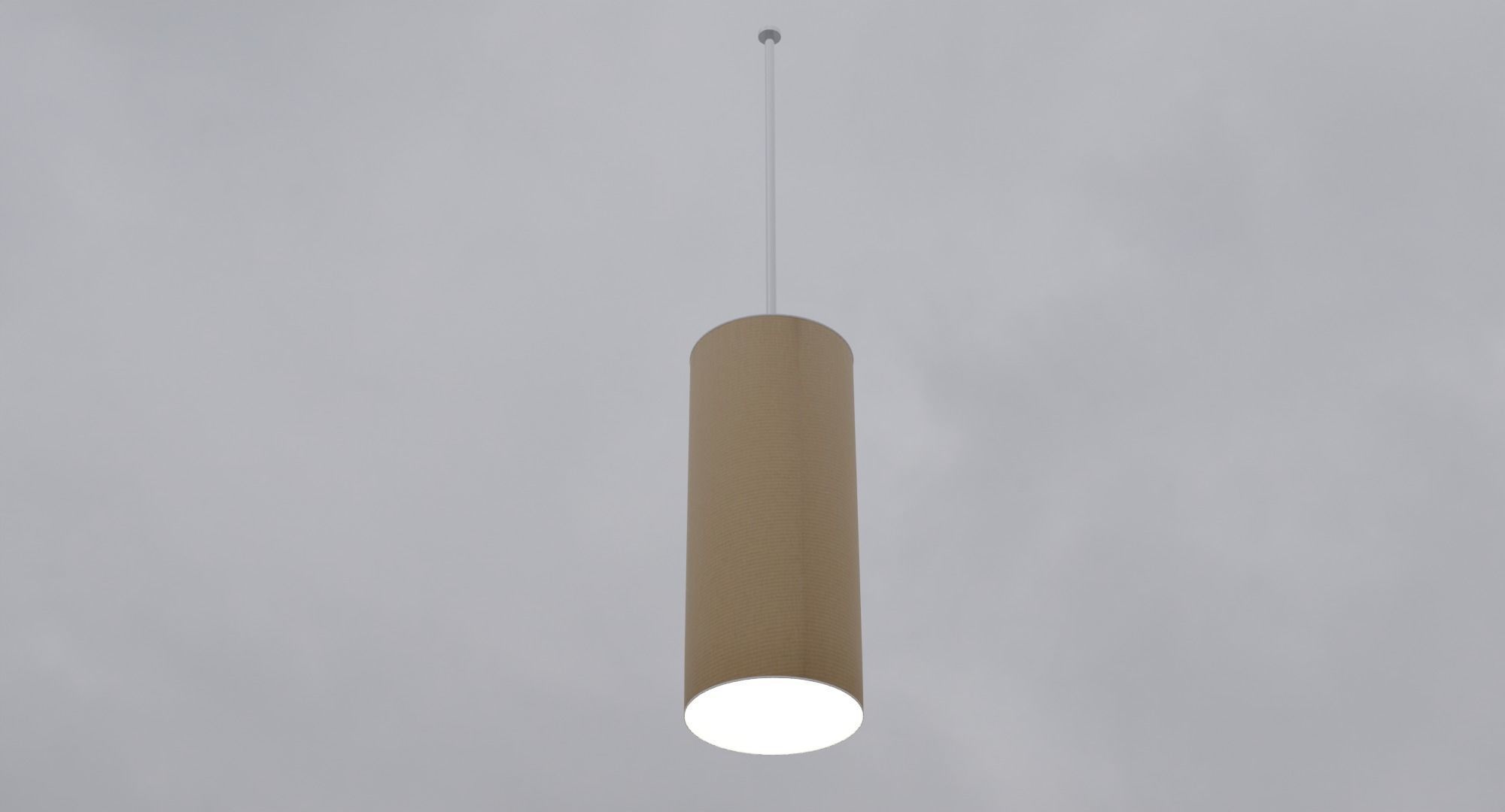 Ceiling Lamp Low-poly 3D model_3