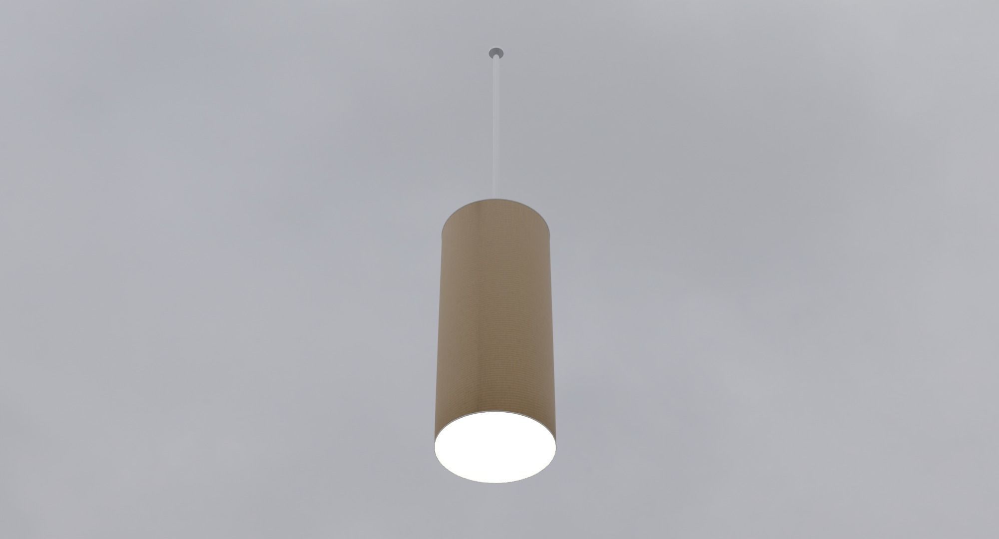 Ceiling Lamp Low-poly 3D model_4