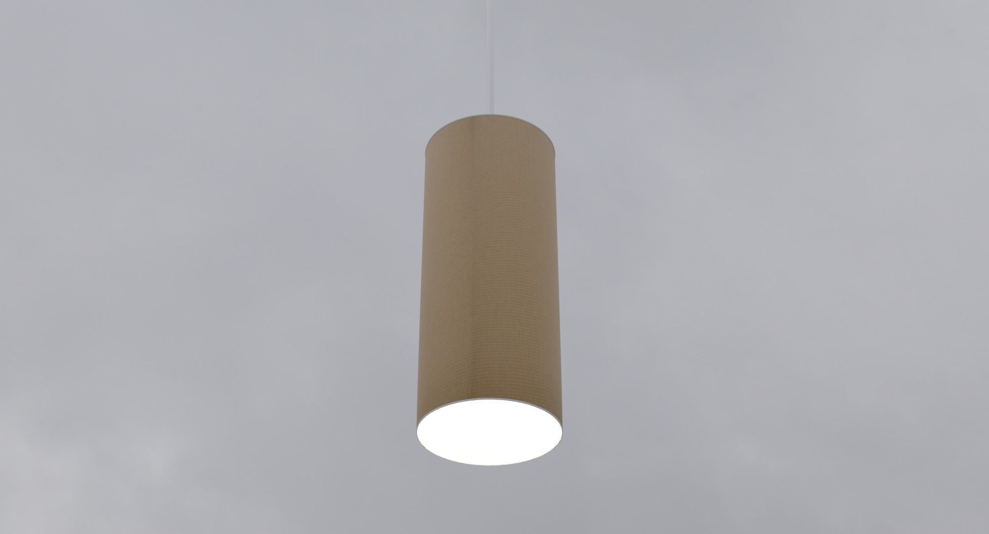 Ceiling Lamp Low-poly 3D model_2