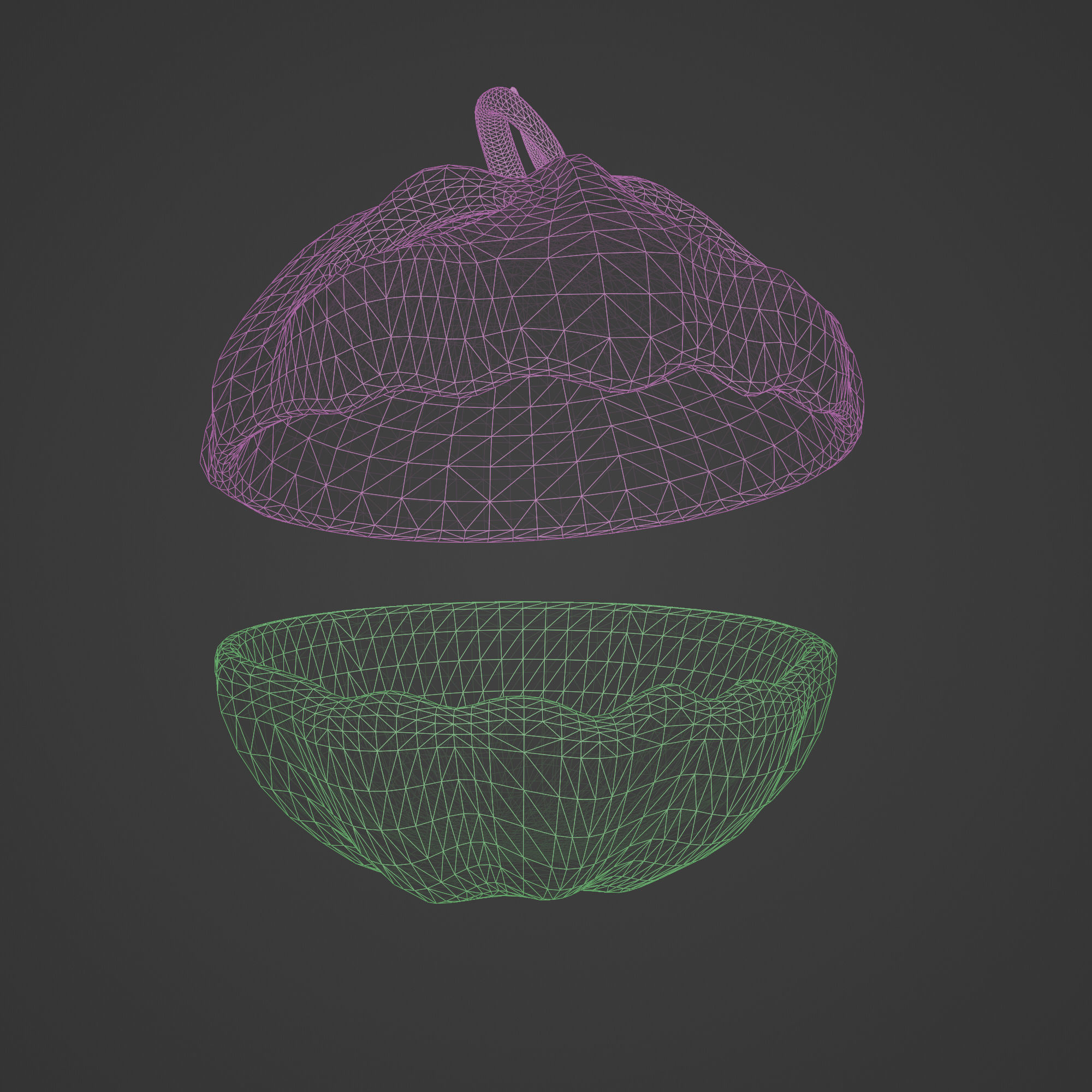 Halloween Pumpkin Chest 3D model_6