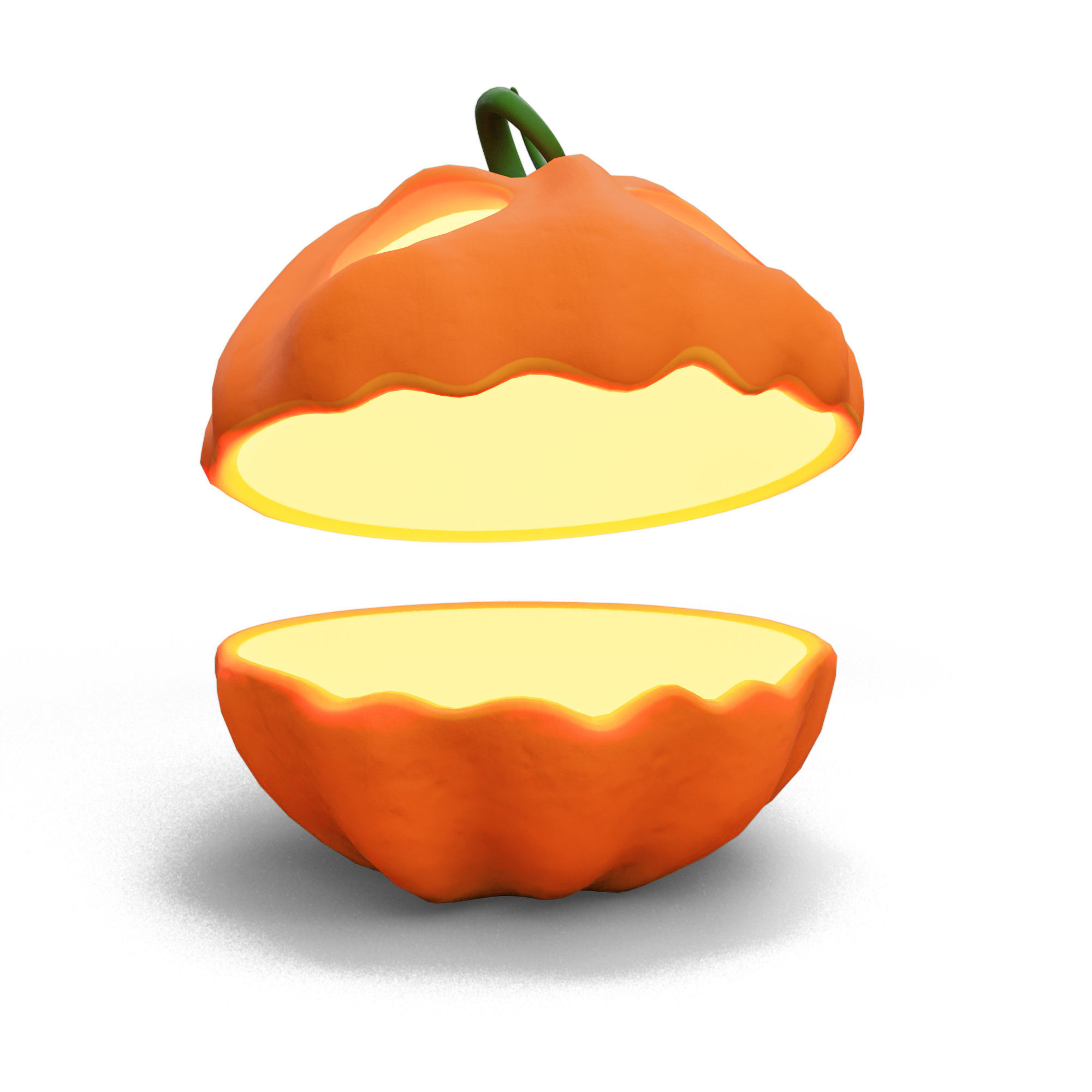 Halloween Pumpkin Chest 3D model_4