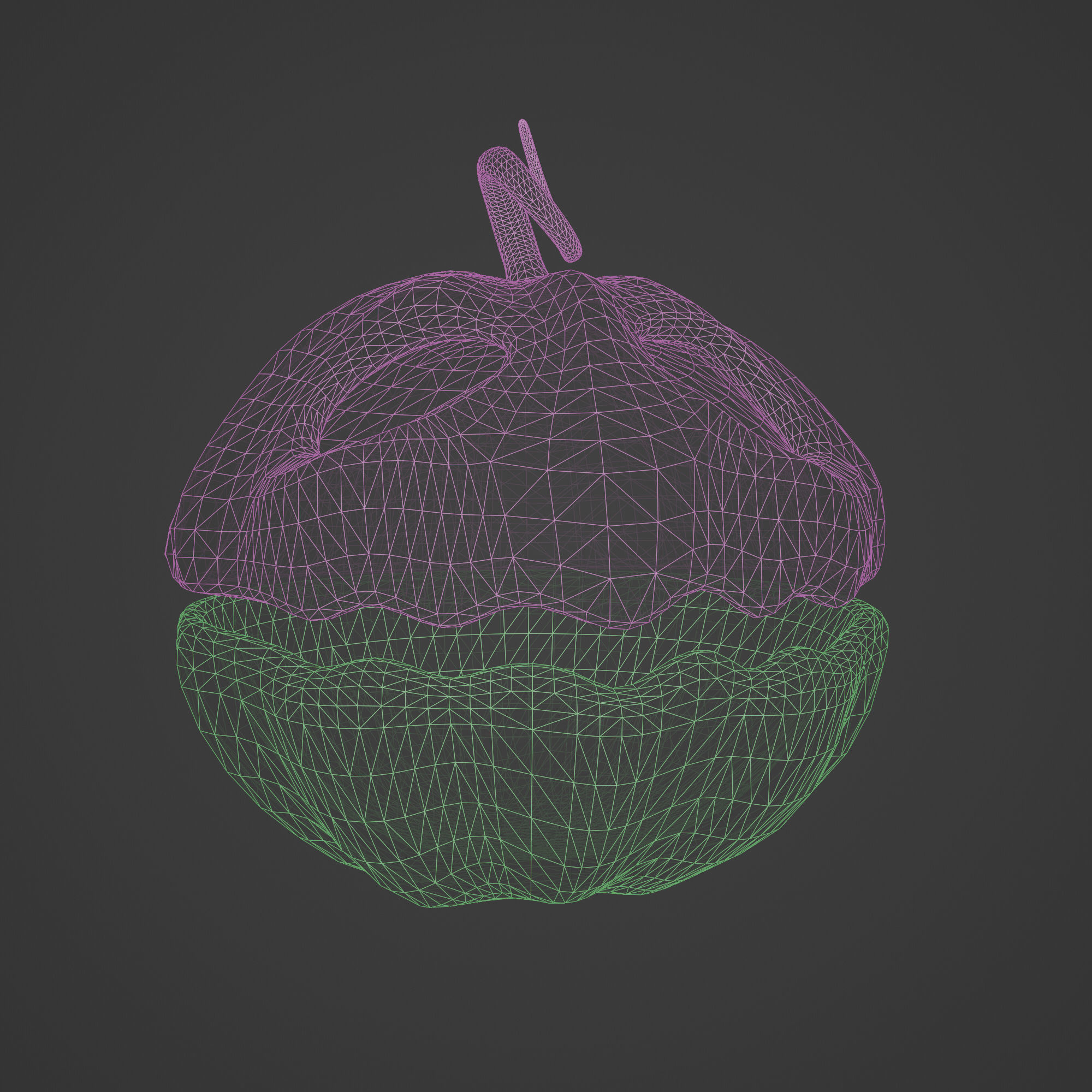 Halloween Pumpkin Chest 3D model_3