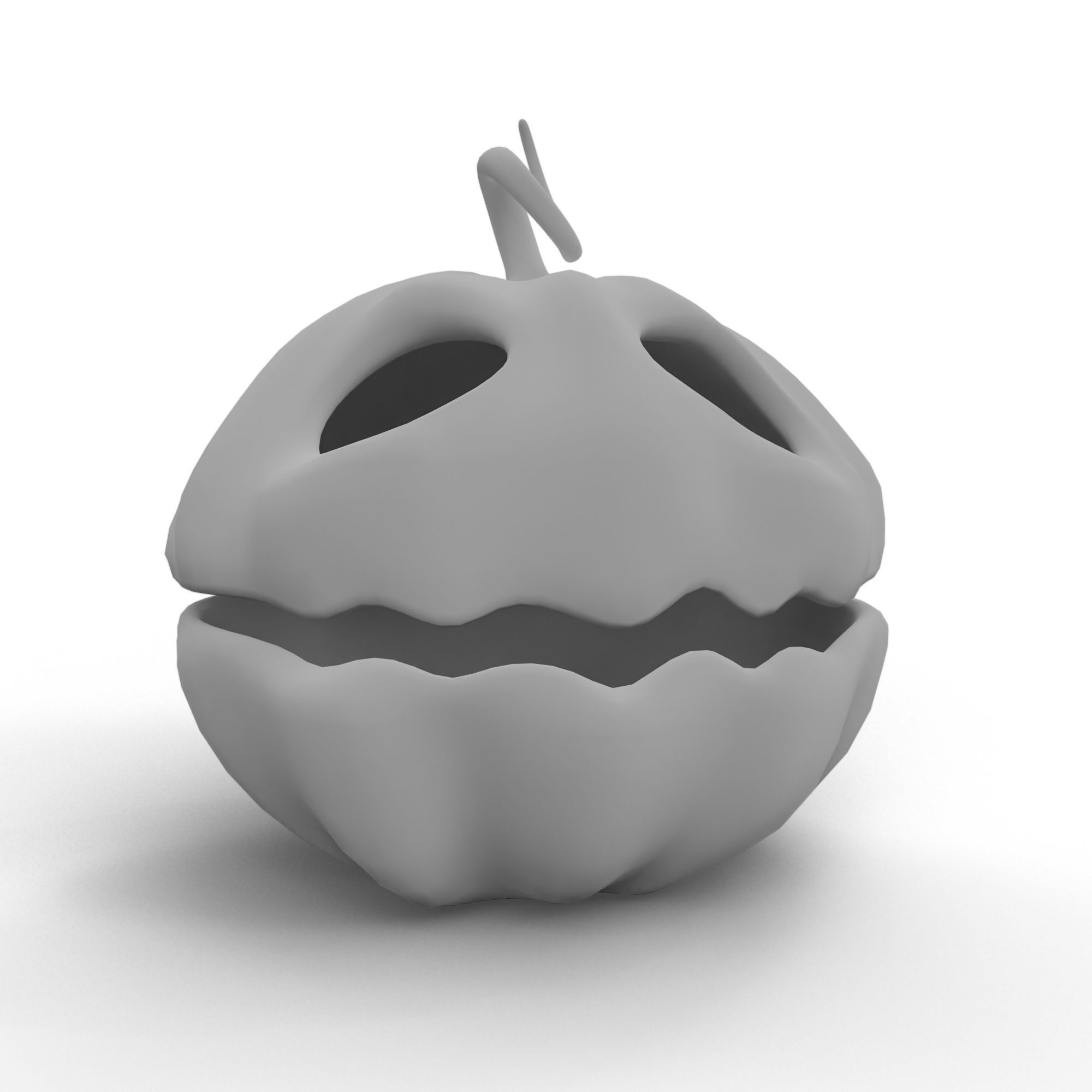 Halloween Pumpkin Chest 3D model_2