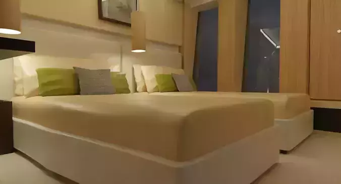 Hotel Room - Bedroom