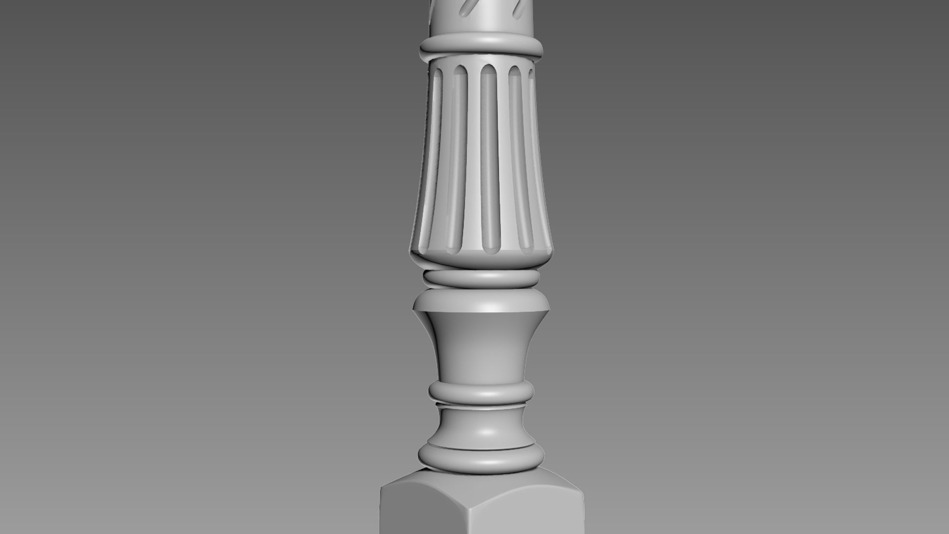 Baluster Free 3D model_2
