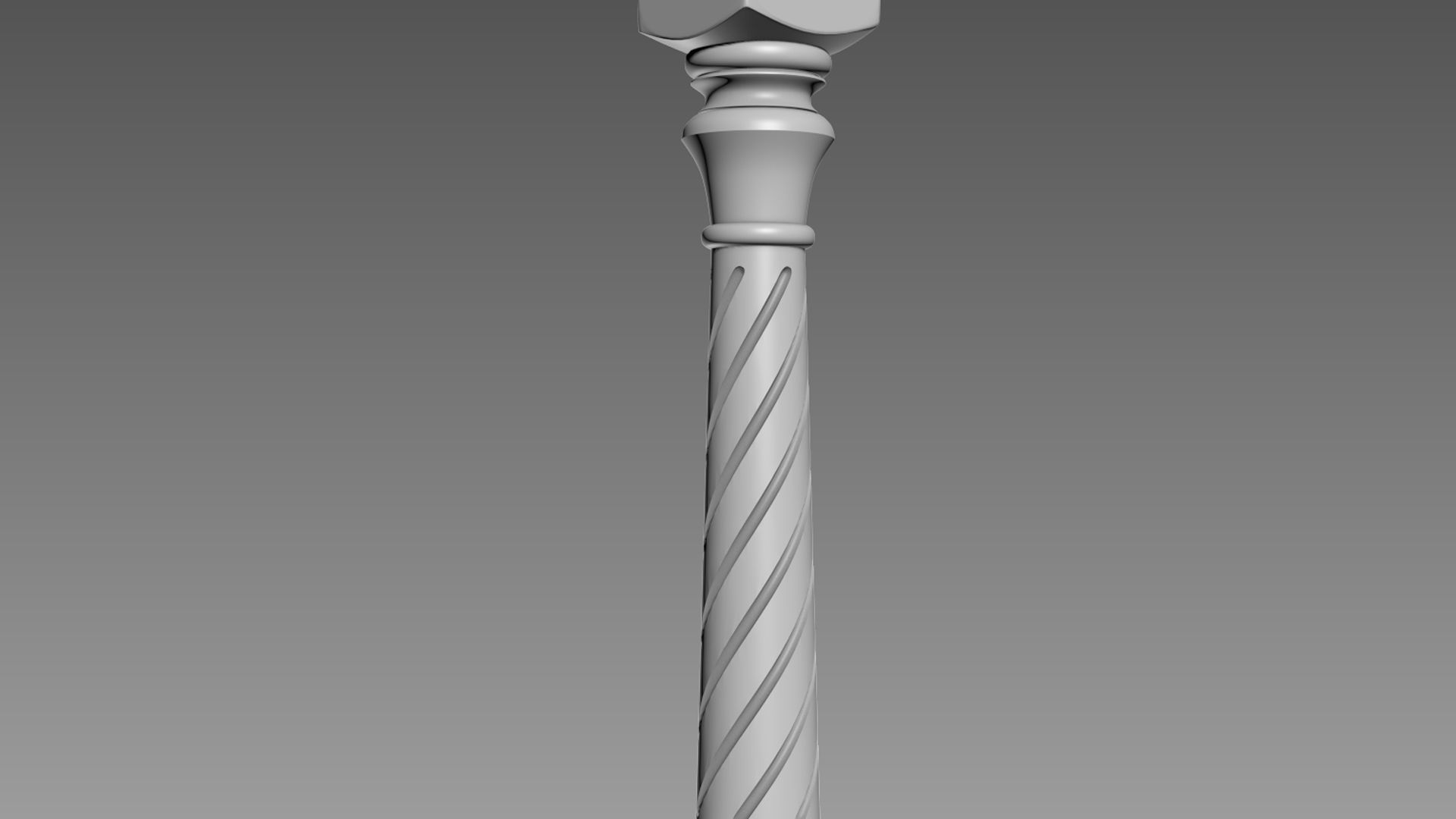 Baluster Free 3D model_3