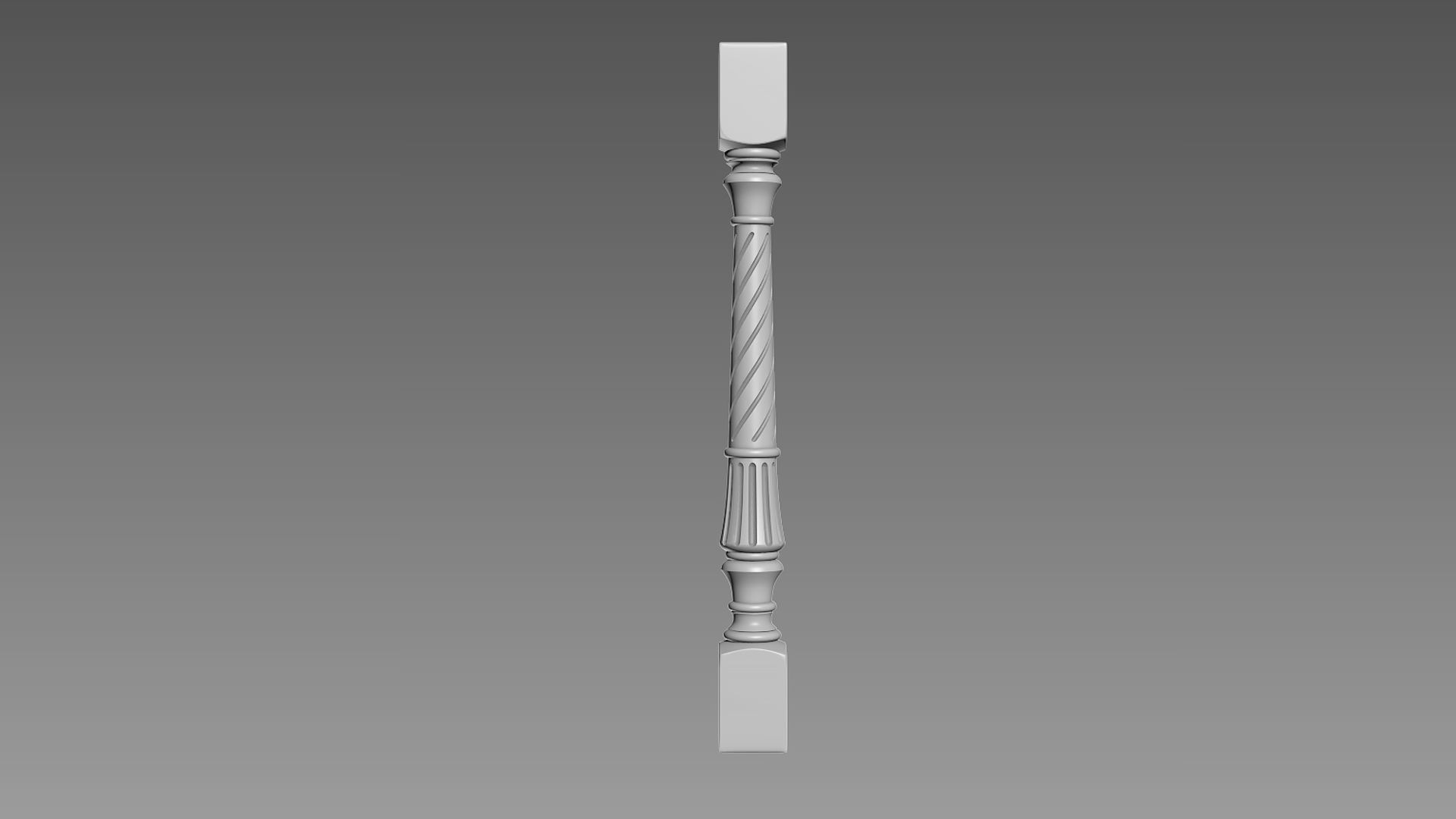 Baluster Free 3D model_1