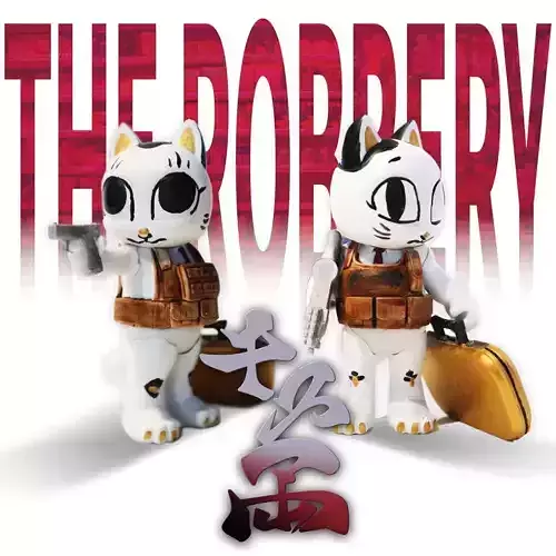 The  Lucky Rob Cat with Glock