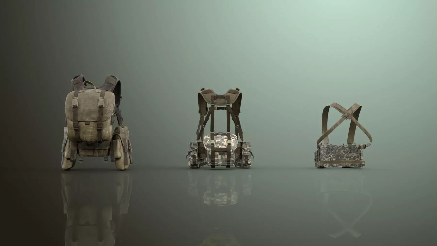 Military Vest Pack Free 3D model