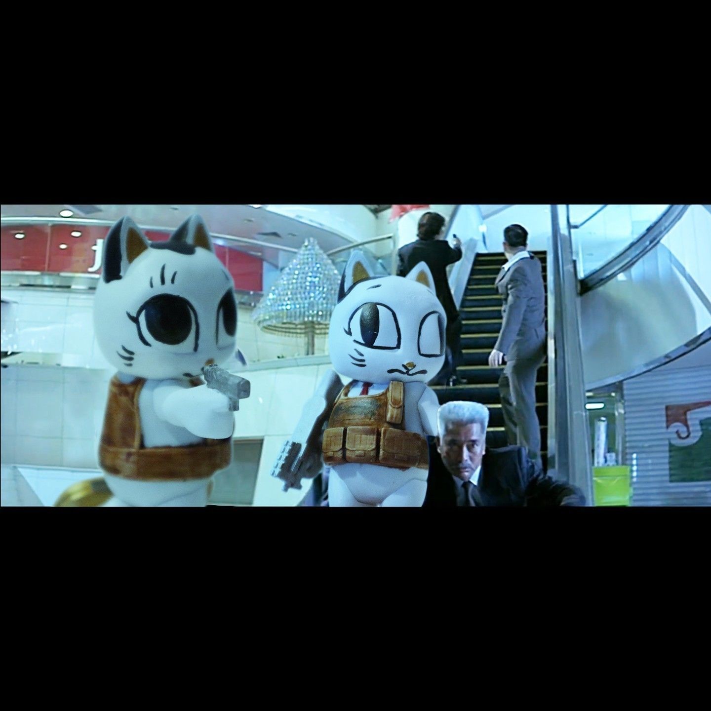 The  Lucky Rob Cat with P90 3D print model_2