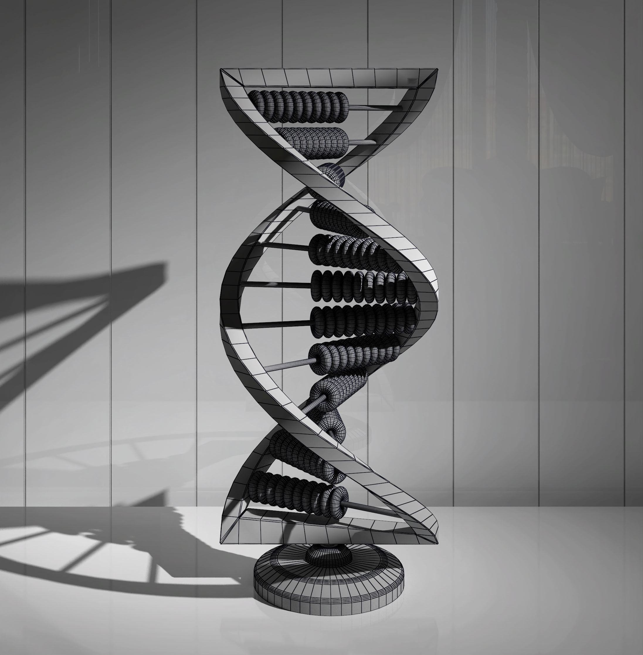 Bookkeeper DNA Free 3D model_3