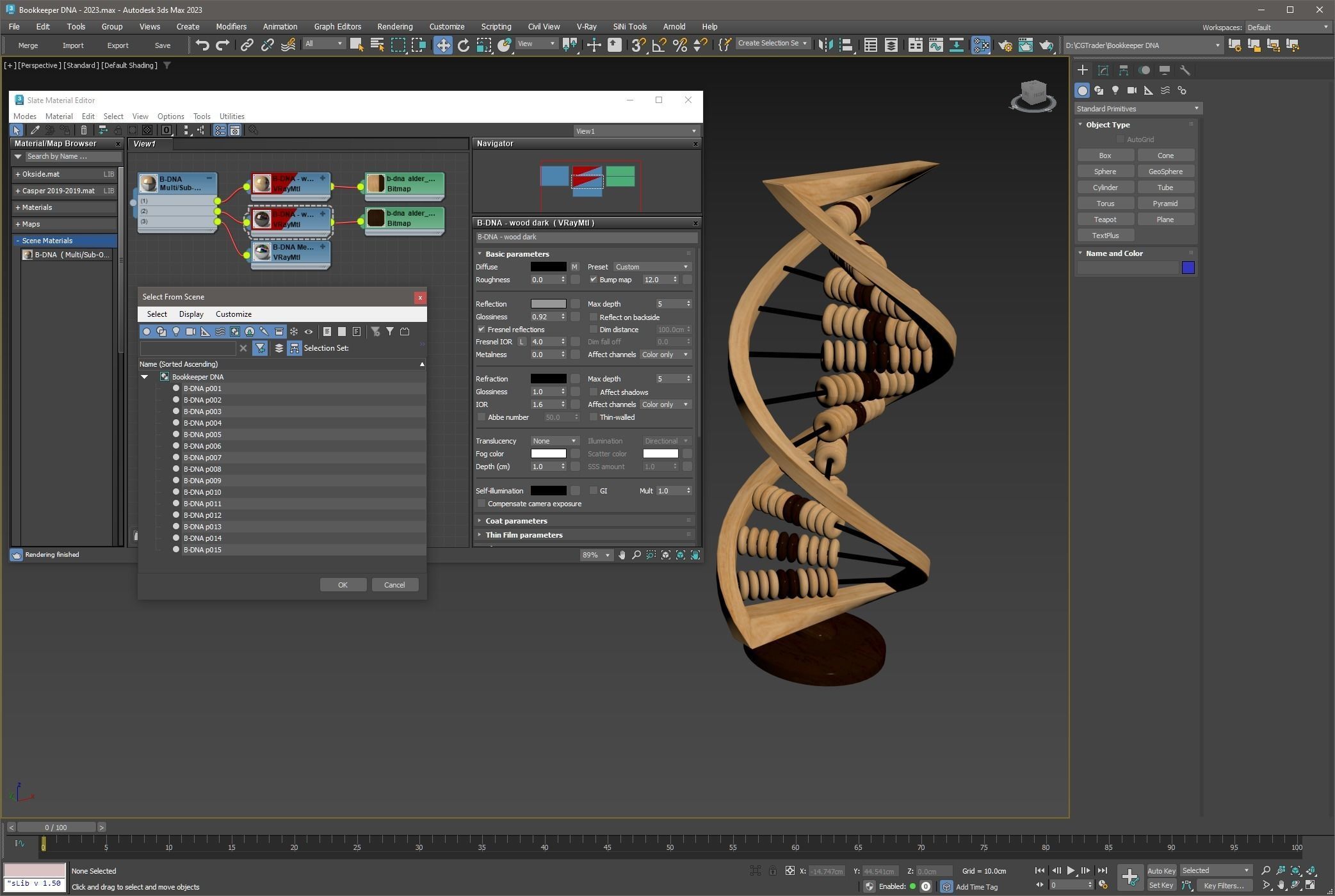 Bookkeeper DNA Free 3D model_5