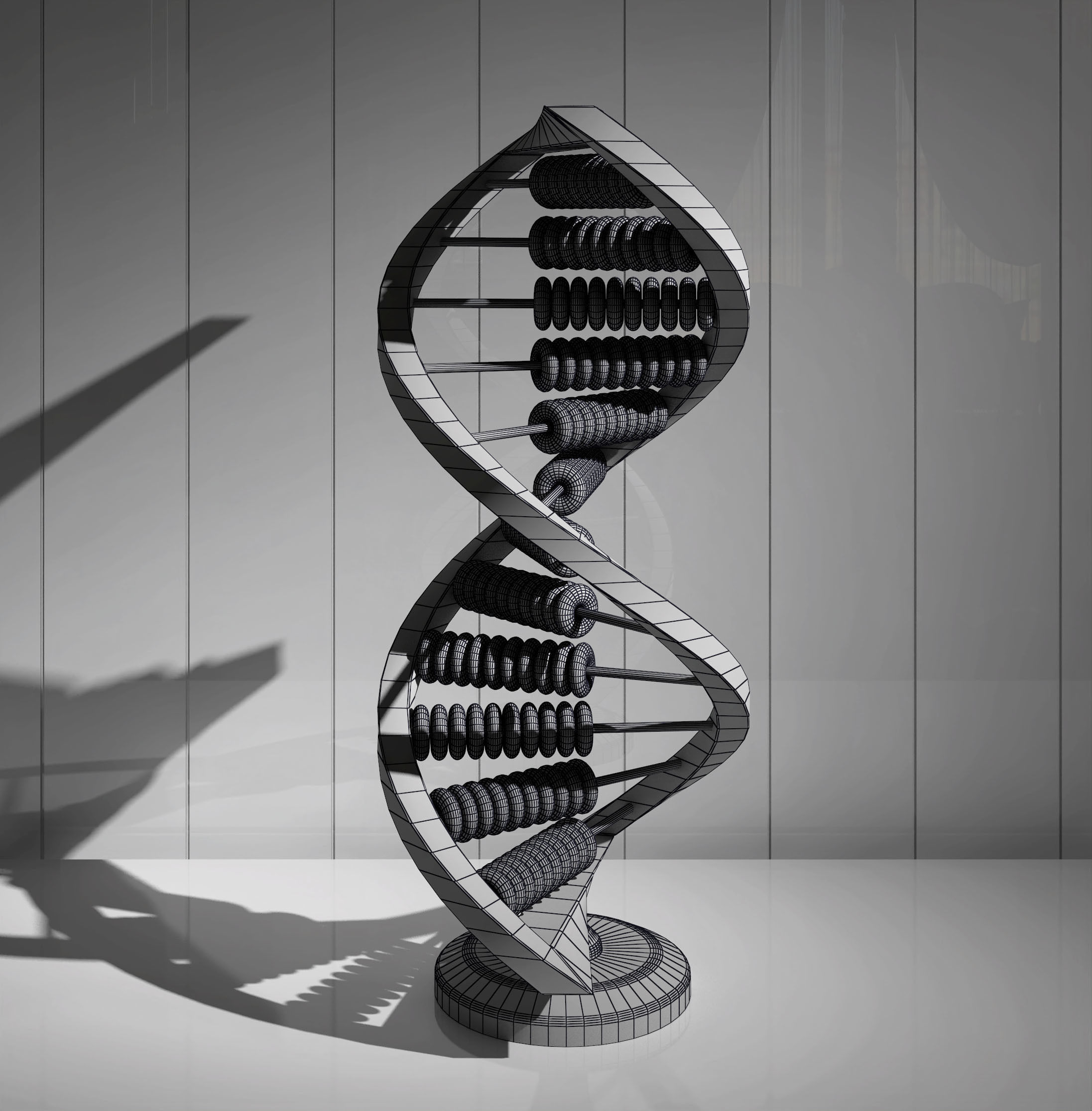 Bookkeeper DNA Free 3D model_4