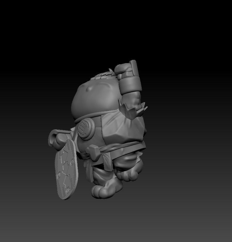 Sho Ryu Cat 3D print model_1