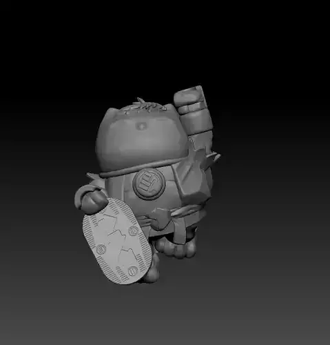 Sho Ryu Cat 3D print model