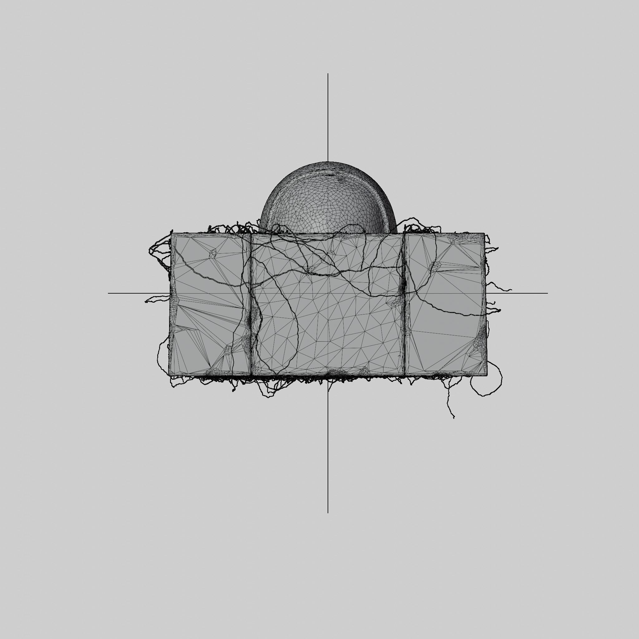 Interior Stone Fountains Low-poly 3D model_8