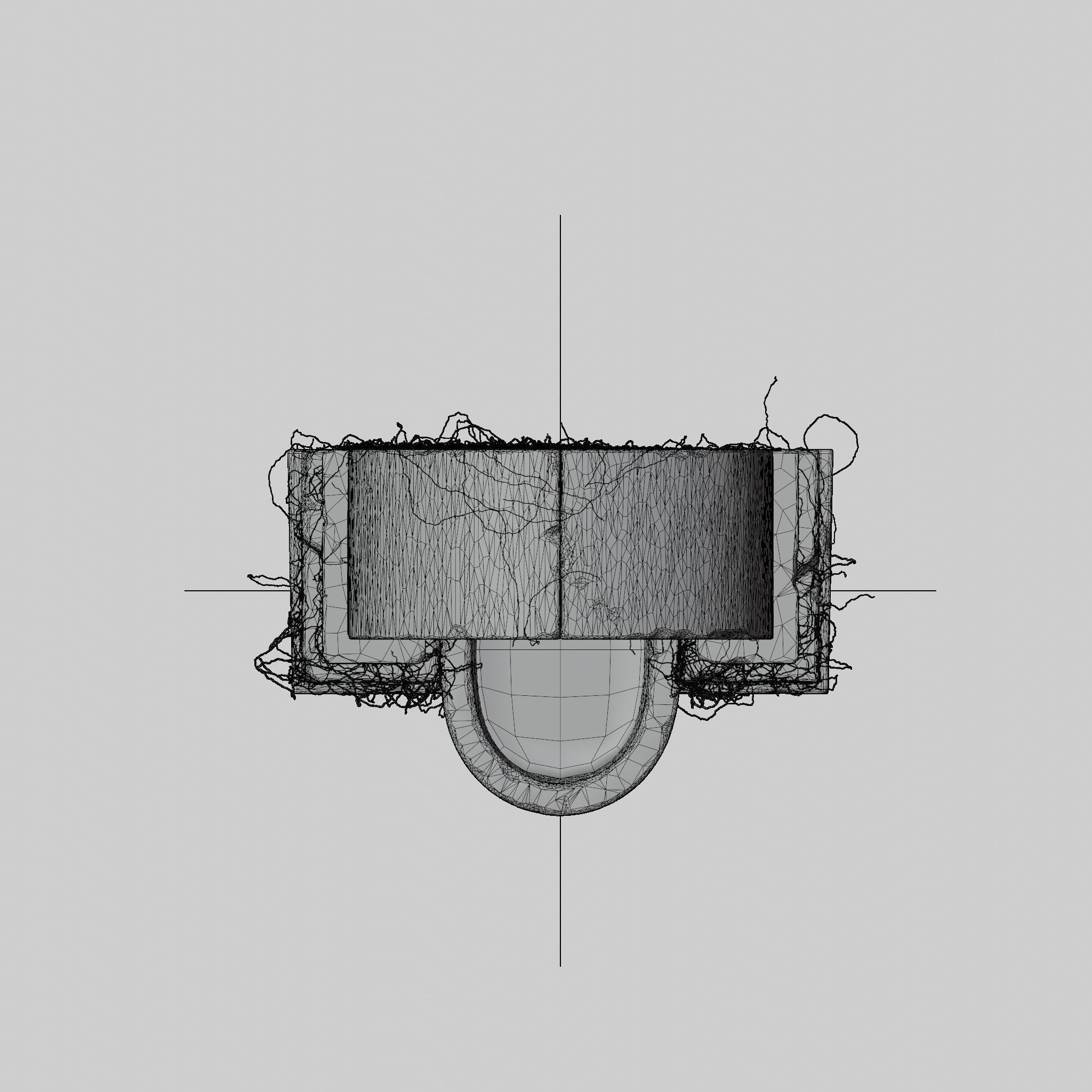 Interior Stone Fountains Low-poly 3D model_7