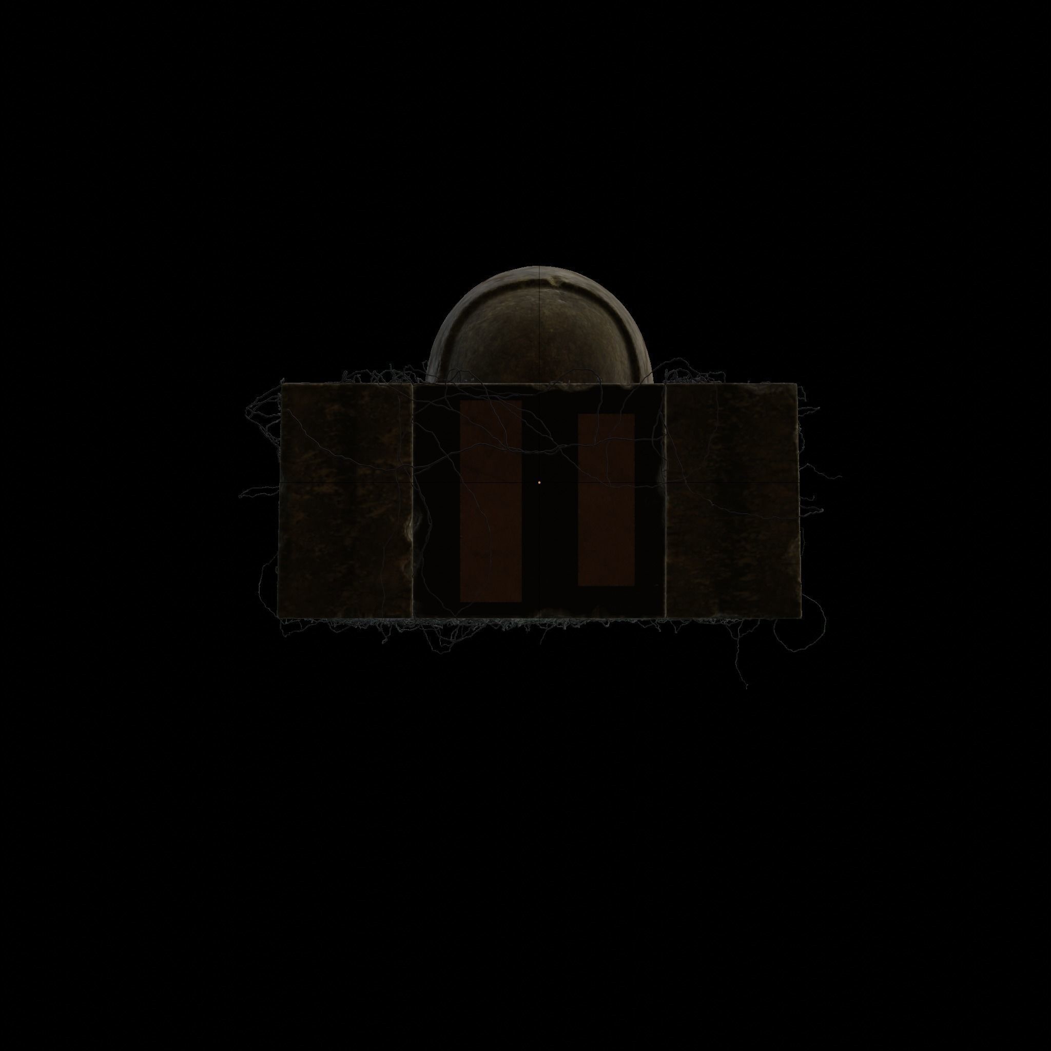 Interior Stone Fountains Low-poly 3D model_13