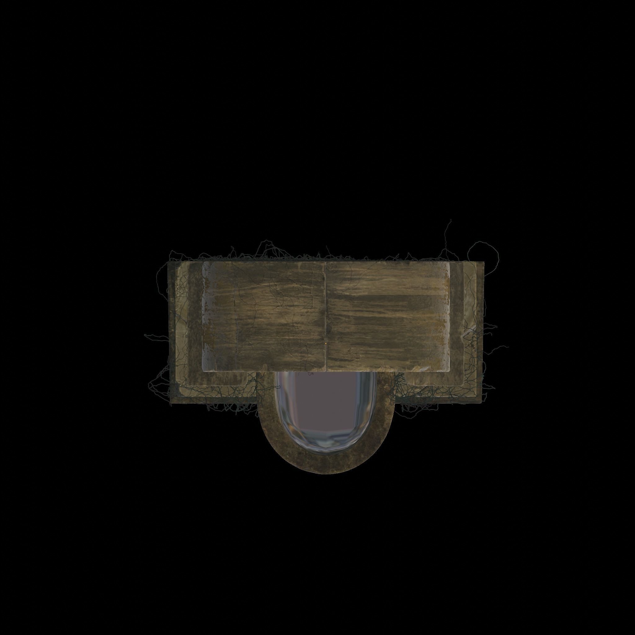 Interior Stone Fountains Low-poly 3D model_12