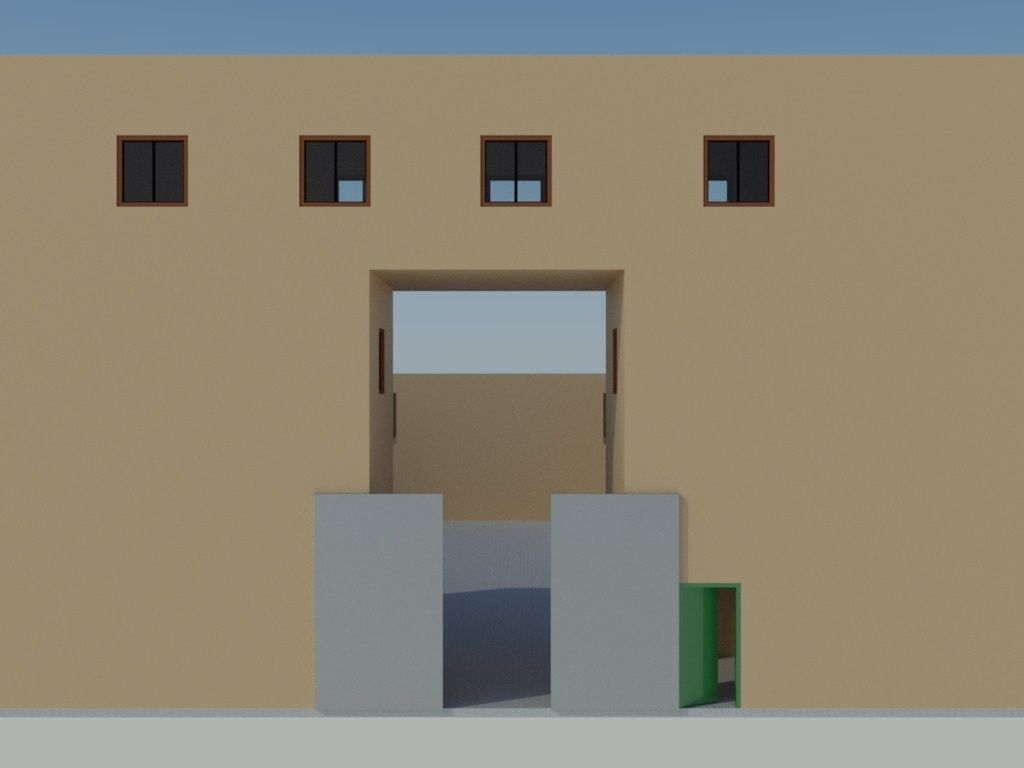 Warehouse for Steel Material 3D model_7