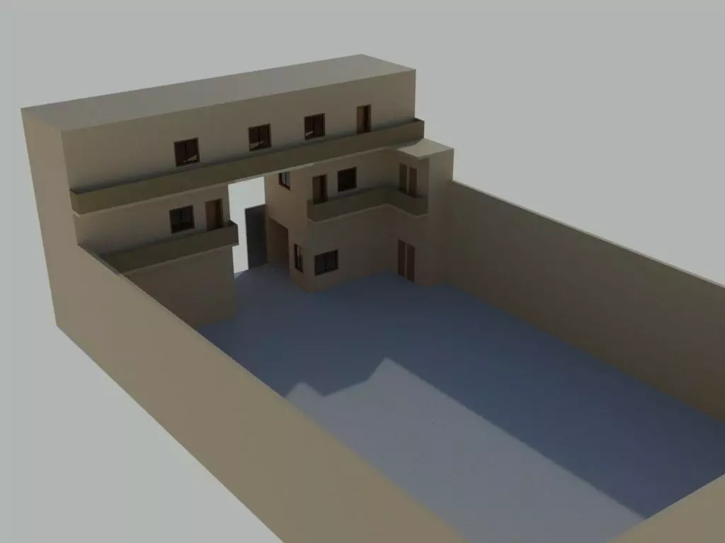 Warehouse for Steel Material 3D model_0