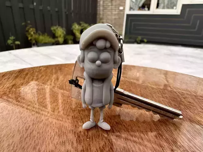 Keychain 3D print model
