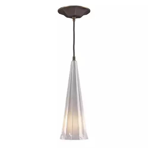 Slim Trumpet Fluted Pendant