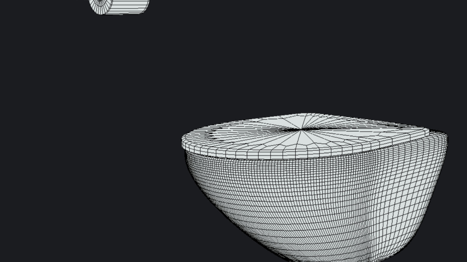Toilet with Toiletpaper Low-poly 3D model_5