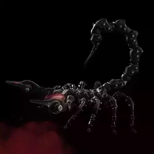 Scorpion Robot Low-poly 3D model