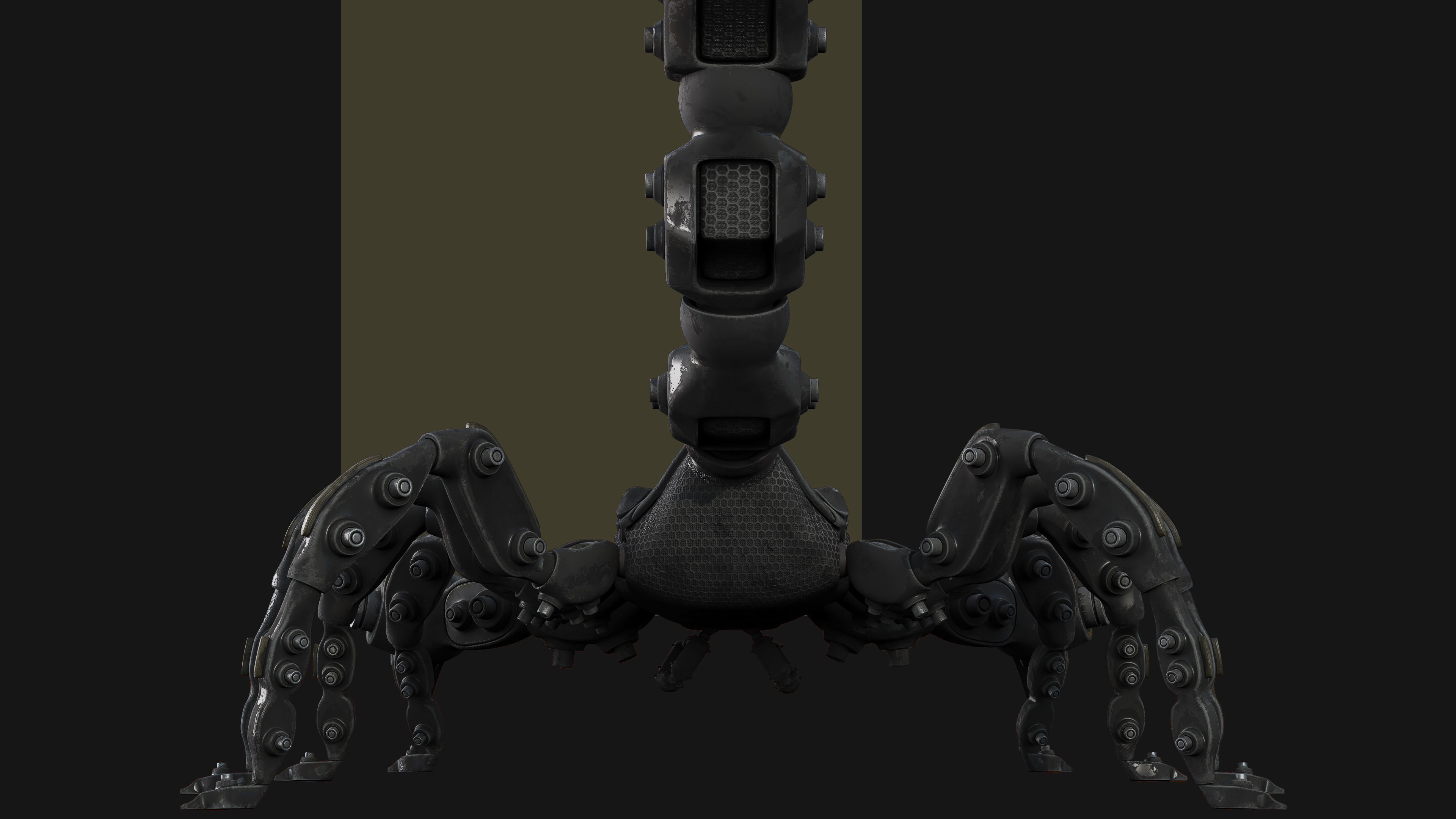 Scorpion Robot Low-poly 3D model_18
