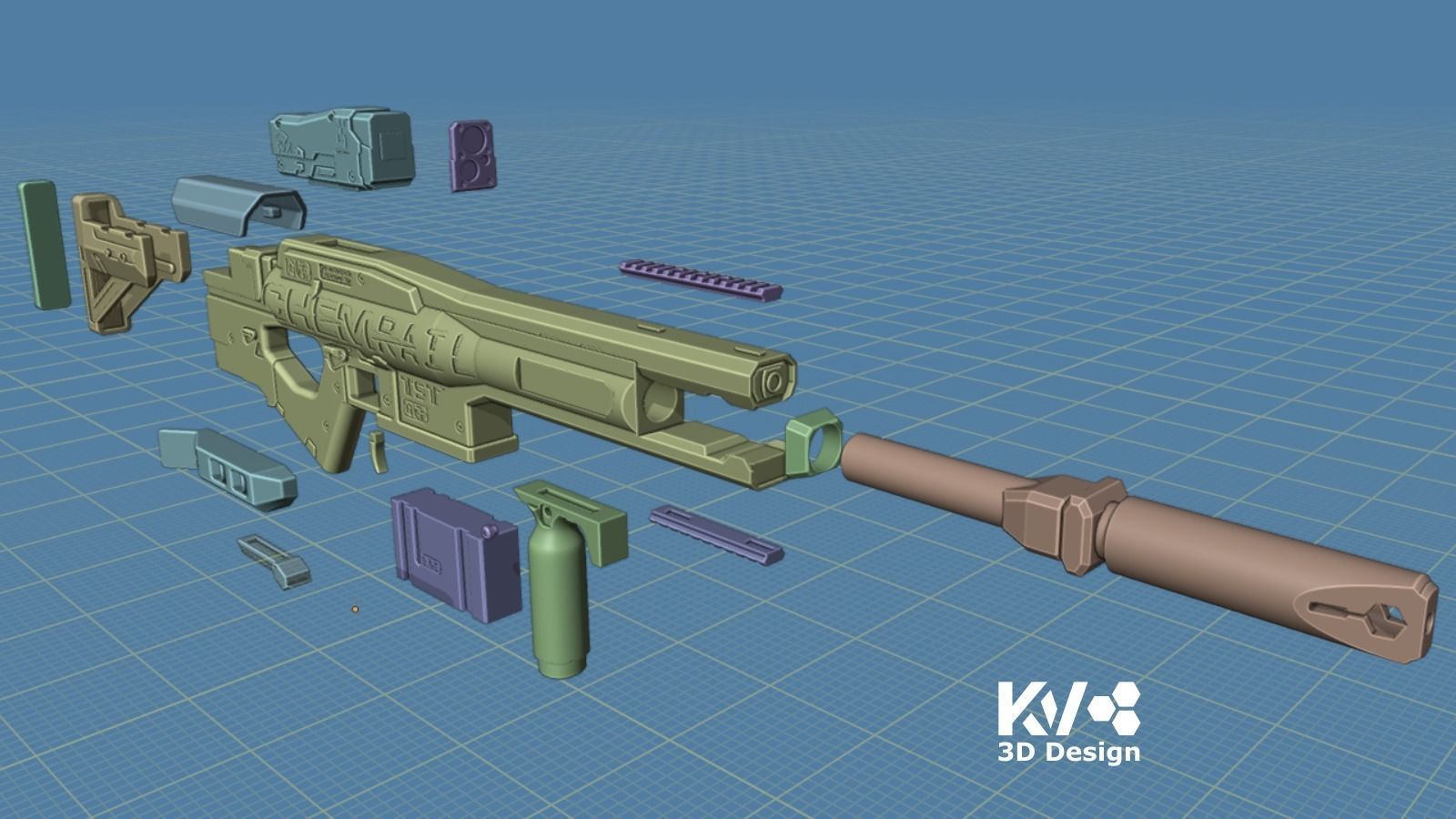KV-TST Chemrail-Elysium - Full Size 3D print model_9