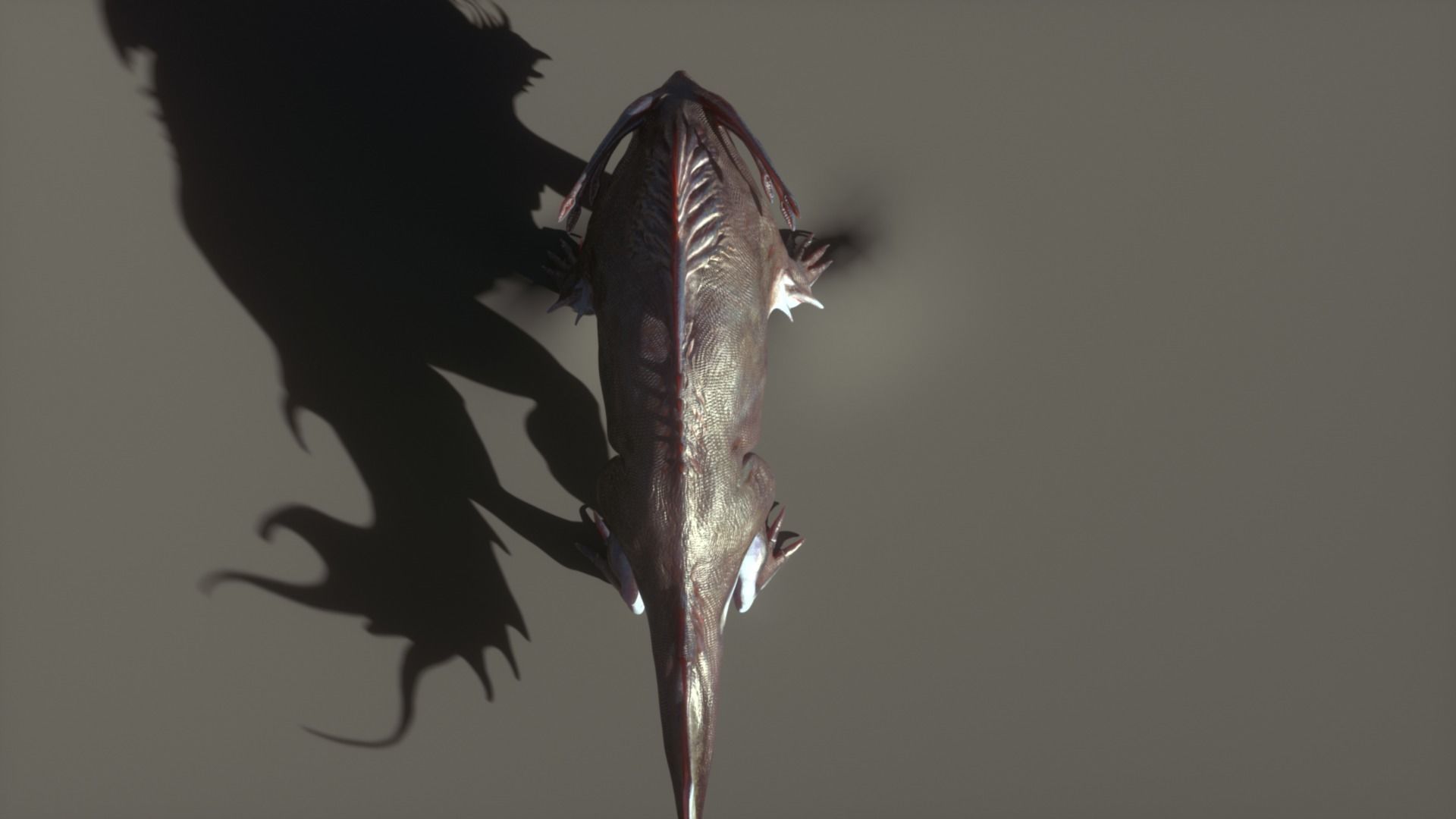 Mutant Fish Sea Creature Model 3D model_5