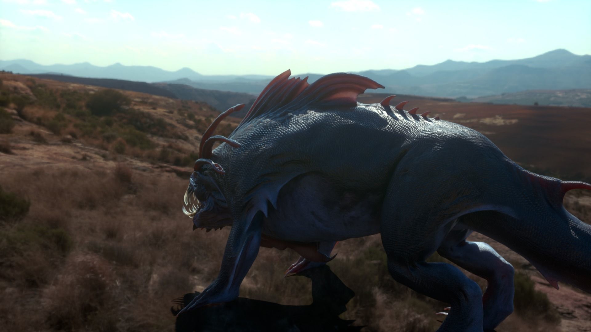 Mutant Fish Sea Creature Model 3D model_4