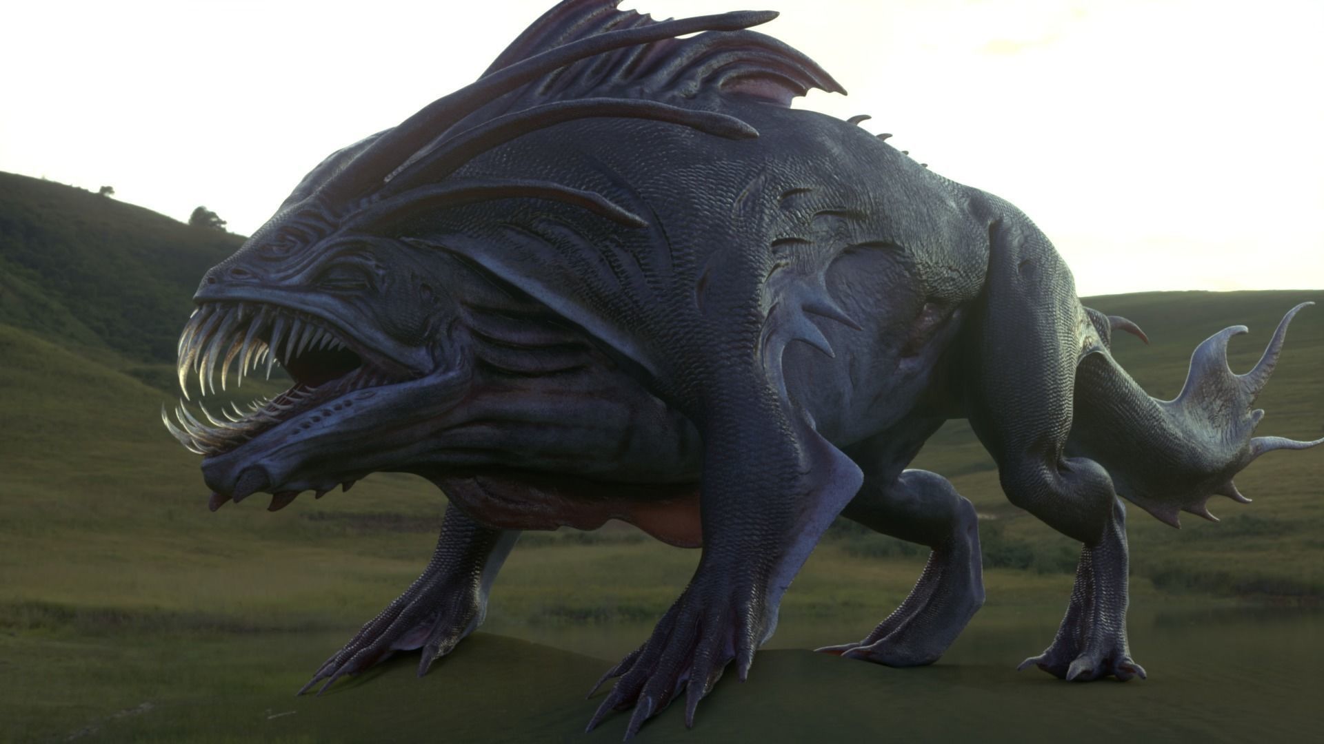 Mutant Fish Sea Creature Model 3D model_3