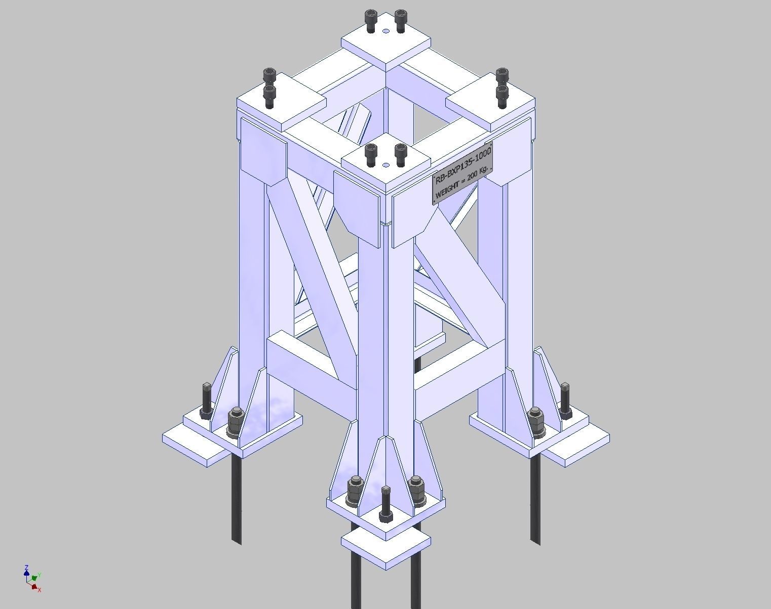 26382-ROBOT BASE BXP135-1000 3D model_7