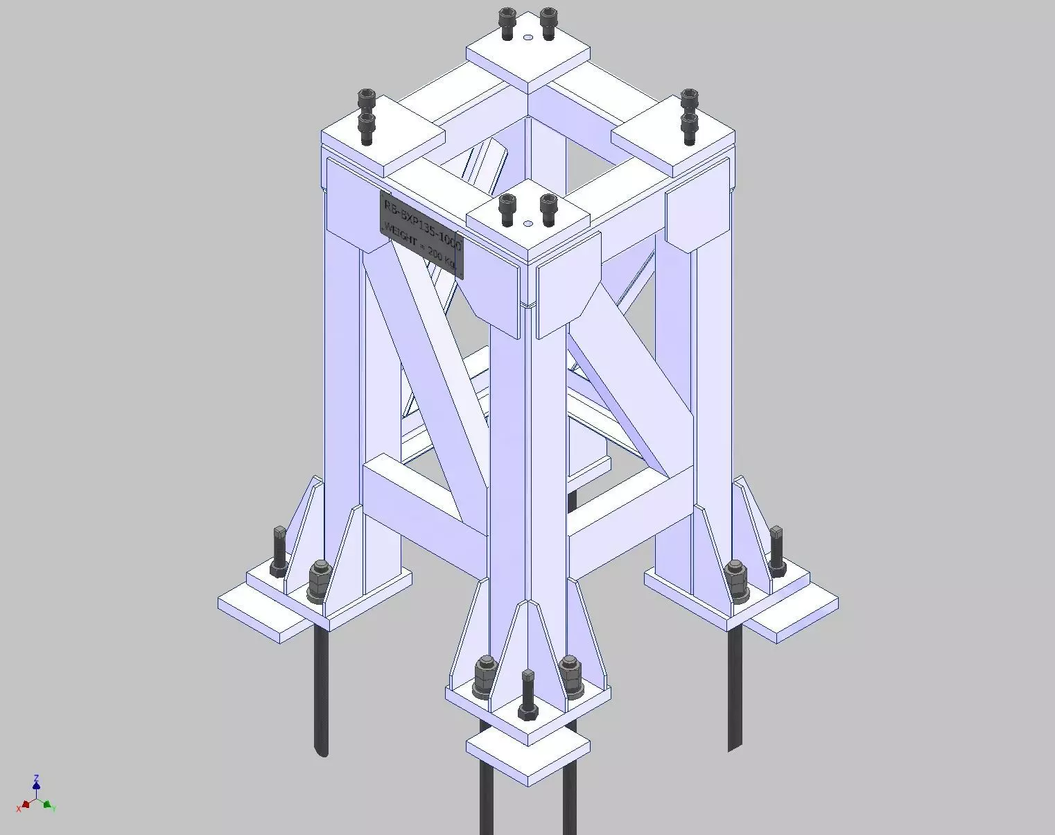 26382-ROBOT BASE BXP135-1000 3D model_0