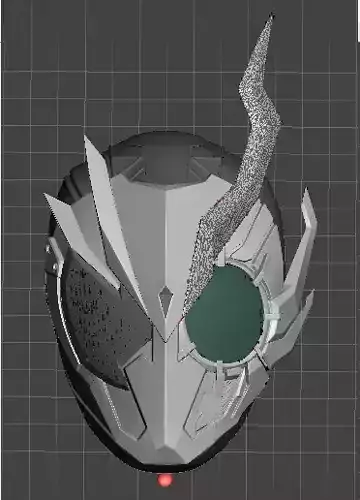 Kamen rider ark one cosplay helmet wearable 3D model