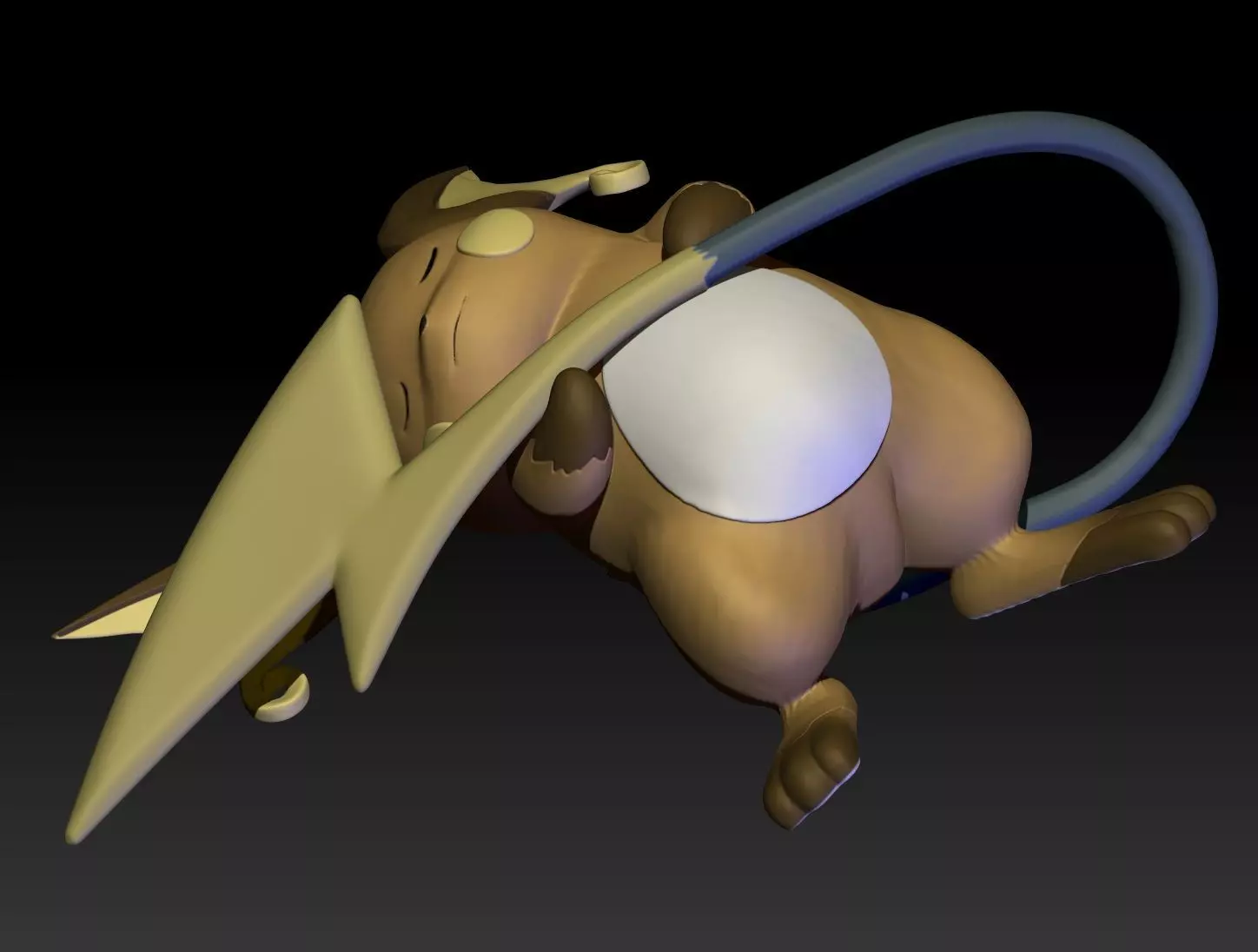 Pokemon Raichu 3D print model_0