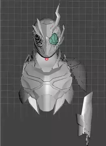 Kamen rider ark one cosplay wearable helmet chest piece set