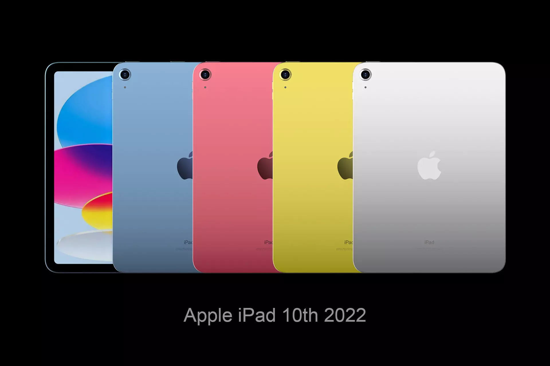 Apple iPad 10th generation All Colors 3D model