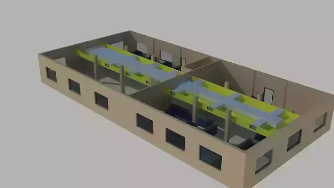HVAC Panel Ducting Design 03