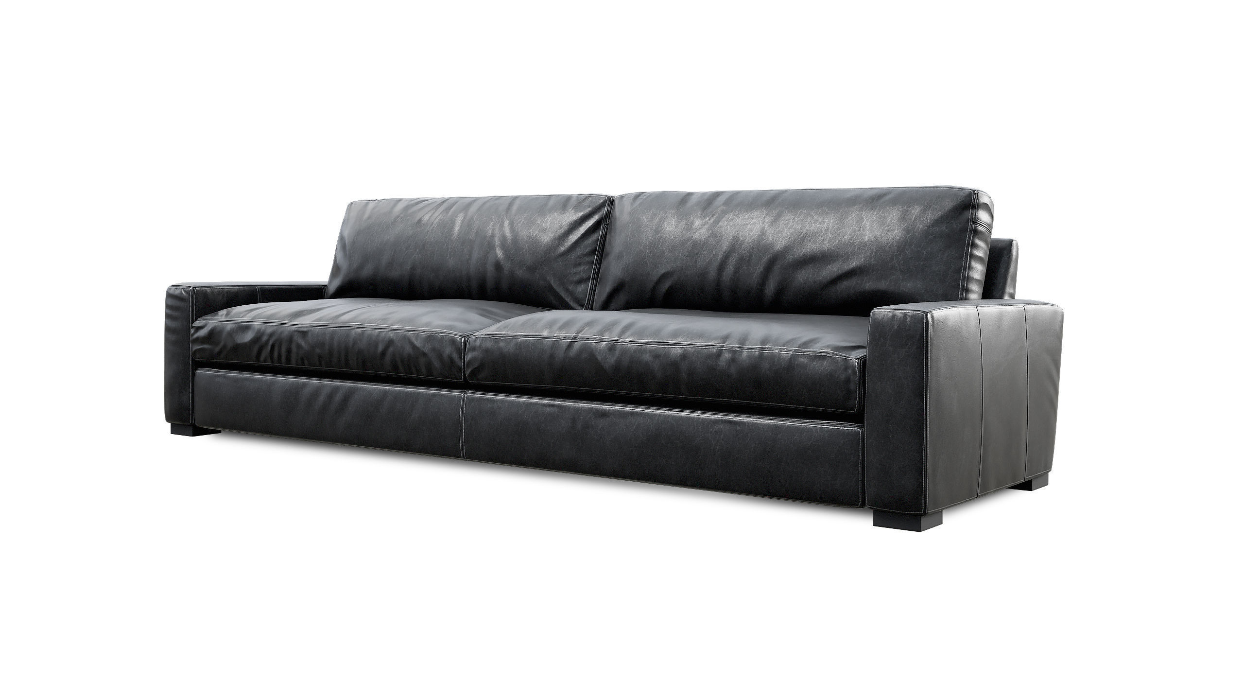 Maxwell Leather Chaise 3D Model Collection_29